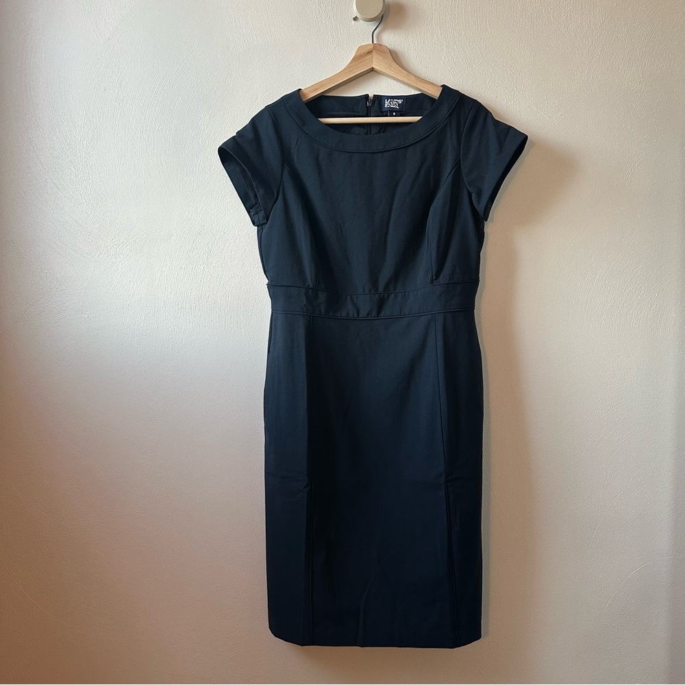 Elegant Navy Blue Lands’end Dress